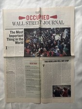 The Occupied Wall Street Journal Saturday, October 8, 2011 Issue 2 Collectable