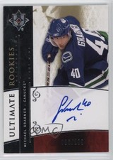 2009 Upper Deck Ultimate Collection Rookies /299 Michael Grabner #125 Auto fh9