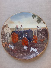 Border Fine Arts Tractor Plate"New Technology Arrives"(1994).Excellent Condition