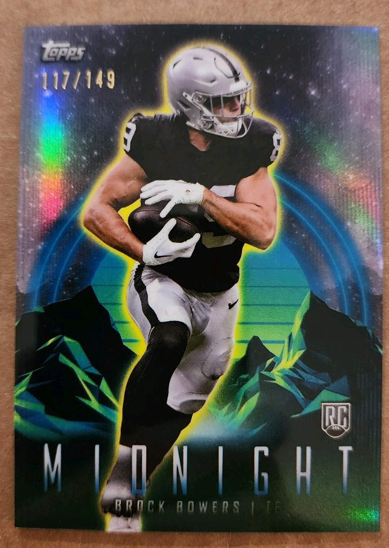 2024 Topps Midnight Brock Bowers Morning /149 (RC) #49