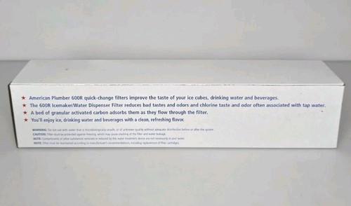 American Plumber 600R Schnellwechsel-Filterpatrone passend für WIC-600 & DW-600 NEU - Bild 3 von 5