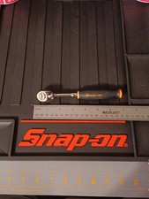 Snap-on Tools Usa New 14 Dr. Orange Soft Grip Long Handle Ratchet Thl72