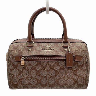 Coach Rowan Signature Canvas 2W Satchel Mini Boston Bag Gebraucht aus Japan