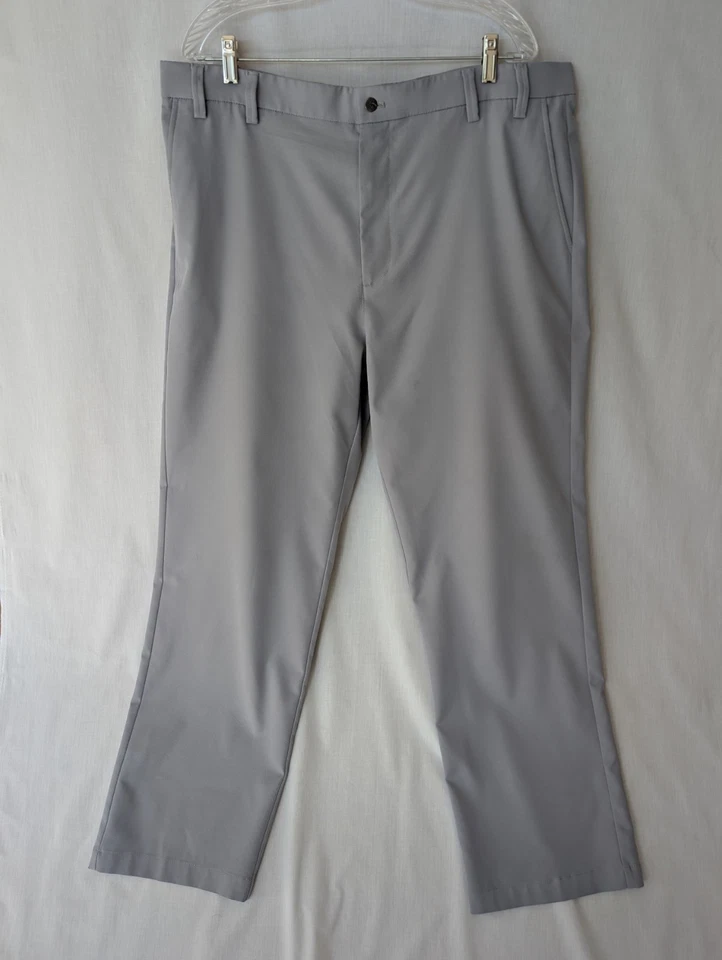 Callaway 40x32 高尔夫活动腰带灰色弹性舒适弹力男式裤子 — 第 2/4 张图片