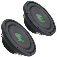 2x Audio360 ADS1040 10-Inch Shallow Mount Car Subwoofers 1200W Max Power