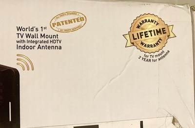 Barkan 13-90 inch Full Motion TV Mount with Integrated Indoor Antenna, Patented