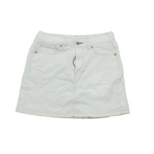Uniqlo Women's Midi Skirt W 24 in White 100% Other Midi A-Line