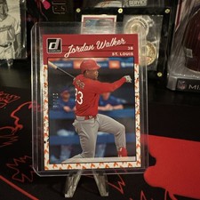 2023 Panini Donruss Jordan Walker Retro 1990 On Fire 27/75 Rookie
