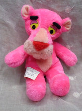 Vtg MIGHTY STAR 1980 United Artists PINK PANTHER Plush Toy 10" H
