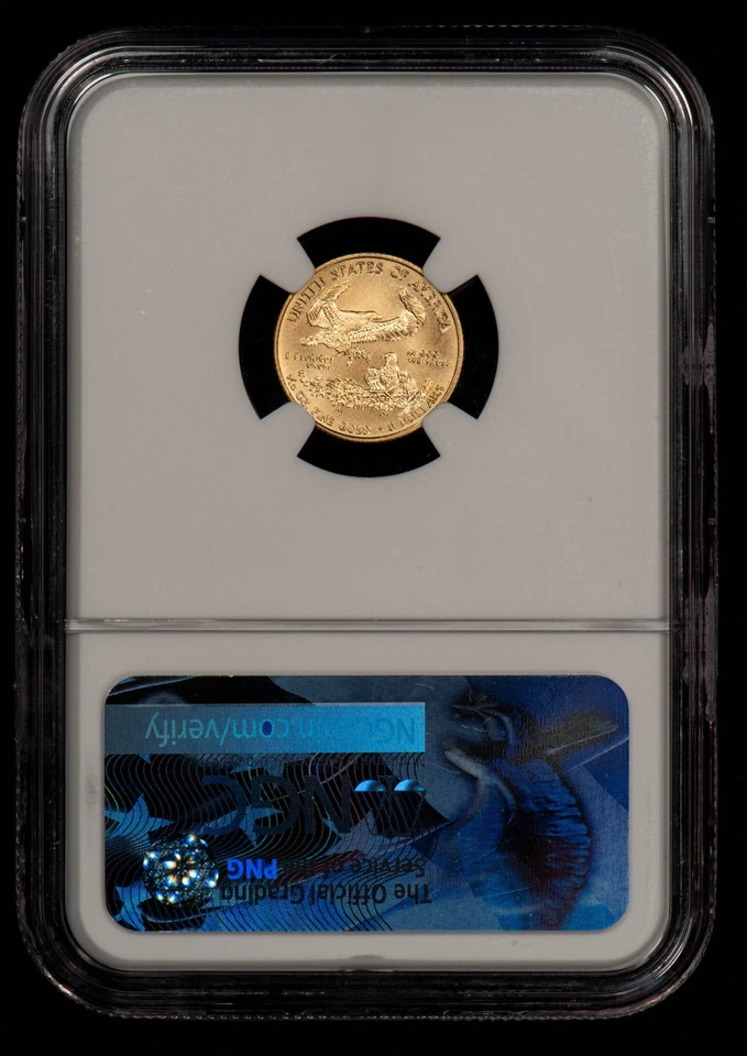 2017 G$5 1/10 oz Gold American Eagle - First Release - NGC MS 70 - SKU-G5864 - Image 2 of 4