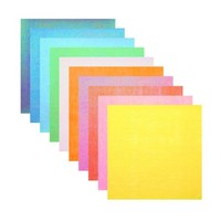 100 Blatt Glitzer-Origami-Papier Quadratisch Einseitig 10X10 Cm Gemischte Farben