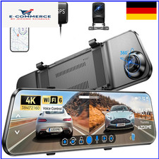 AZDOME PG17 Spiegel Dashcam | 4K Aufnahme | WiFi Rückspiegelkamera
