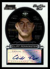 Cliff Pennington 2005 Bowman Sterling Autograph #BS-CP Oakland Athletics ESE