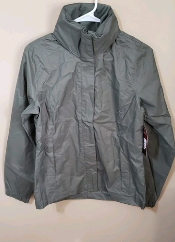 Swiss Tech Women's Small 4-6 Water Resistant Rain Jacket Army Green Hooded NWT - Picture 1 of 16
