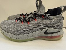 Nike LeBron 15 AO1755-005 Cool Grey Black Mel...