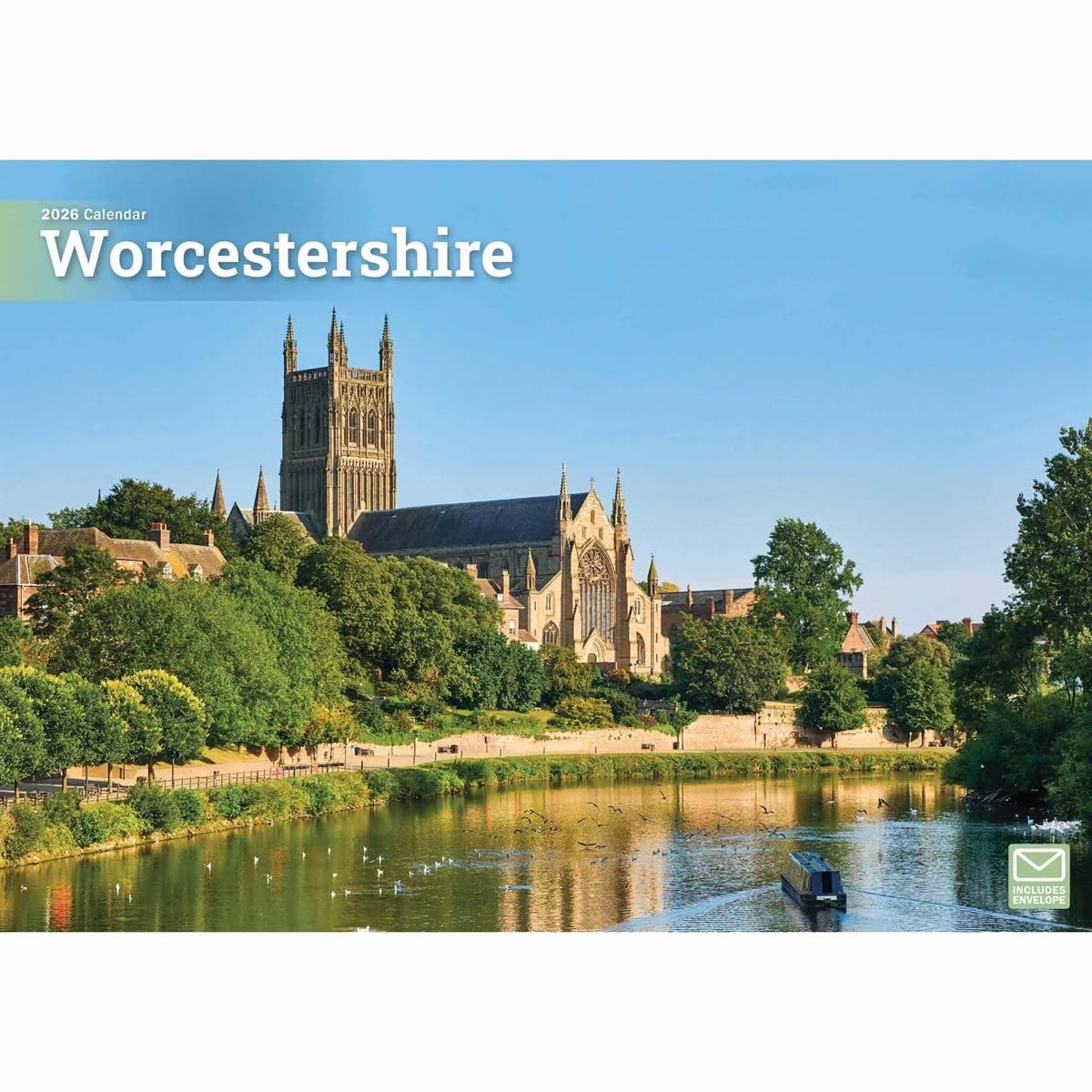 Worcestershire 2026 A4 Wall Calendar NEW