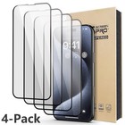 (4 Pack) Full Cover Tempered Glass Screen Protector For iPhone 15 Pro Max Series