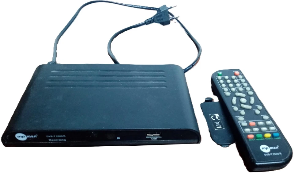 2 Vecchi decoder digitale terrestre Zapper TELE System TS6101 e MP-MAN, USATI - Immagine 3 di 4