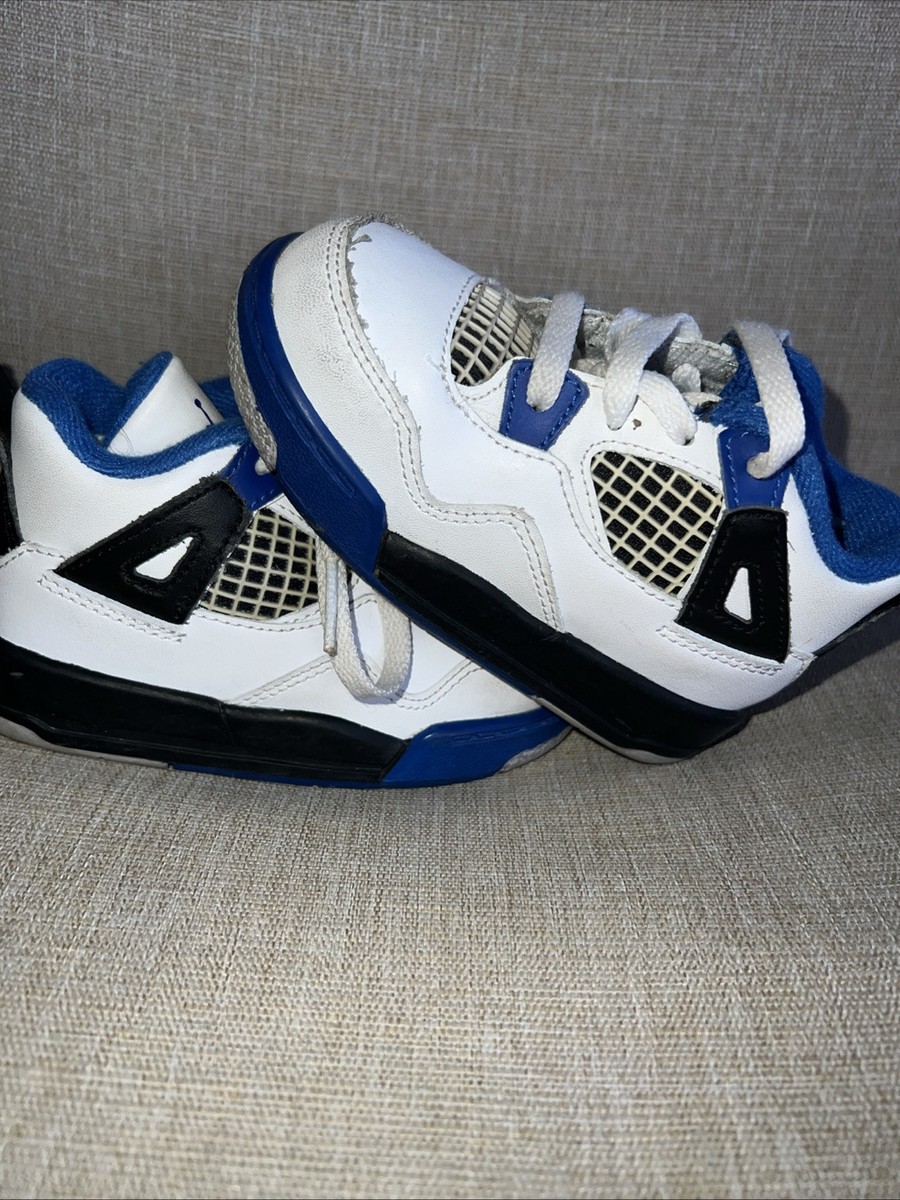 Nike Jordan Jordan Retro Infant Jordans Size Nike Air Jordan Retro  Motorsport White Blue 308500-117 Toddlers Baby Size 6C
