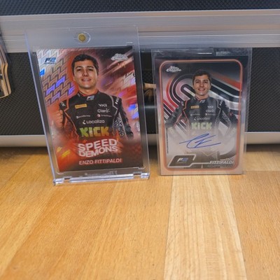 2024 Topps Chrome Formula 1 Auto Enzo Fittipaldi Auto und eine 1/1 portrait one 