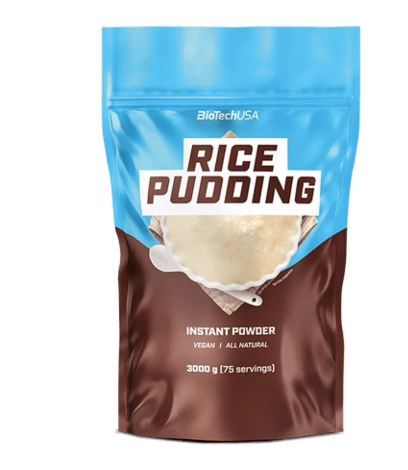 3 KG- BioTech USA Rice Pudding - 3000 g - Glutenfrei- Laktosefrei-Vegan-Neutral - Bild 2 von 2