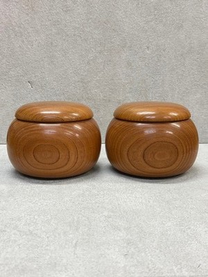 日本製 MGC OCTAGON CUSTOM NO.73 木製 管理No.i0 Japanese Go Stones Set Clamshell Snow Grade Size 32 Nachiguro with