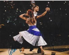 George Clarke / Alexis Warr   **HAND SIGNED**  8x10 photo  ~ AUTOGRAPHED