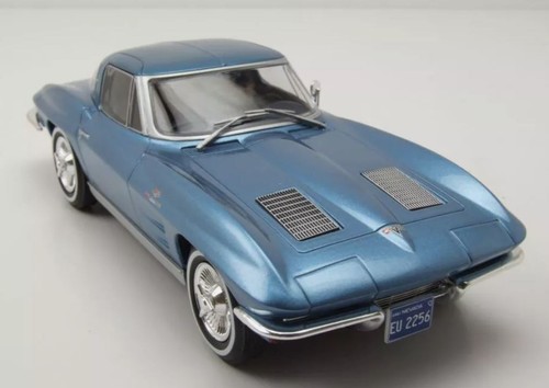 ,WHITEBOX, CHEVROLET Corvette - C2 Stingray 1963 Azul metalizado, 1/24, WBXWB... - Imagen 2 de 3