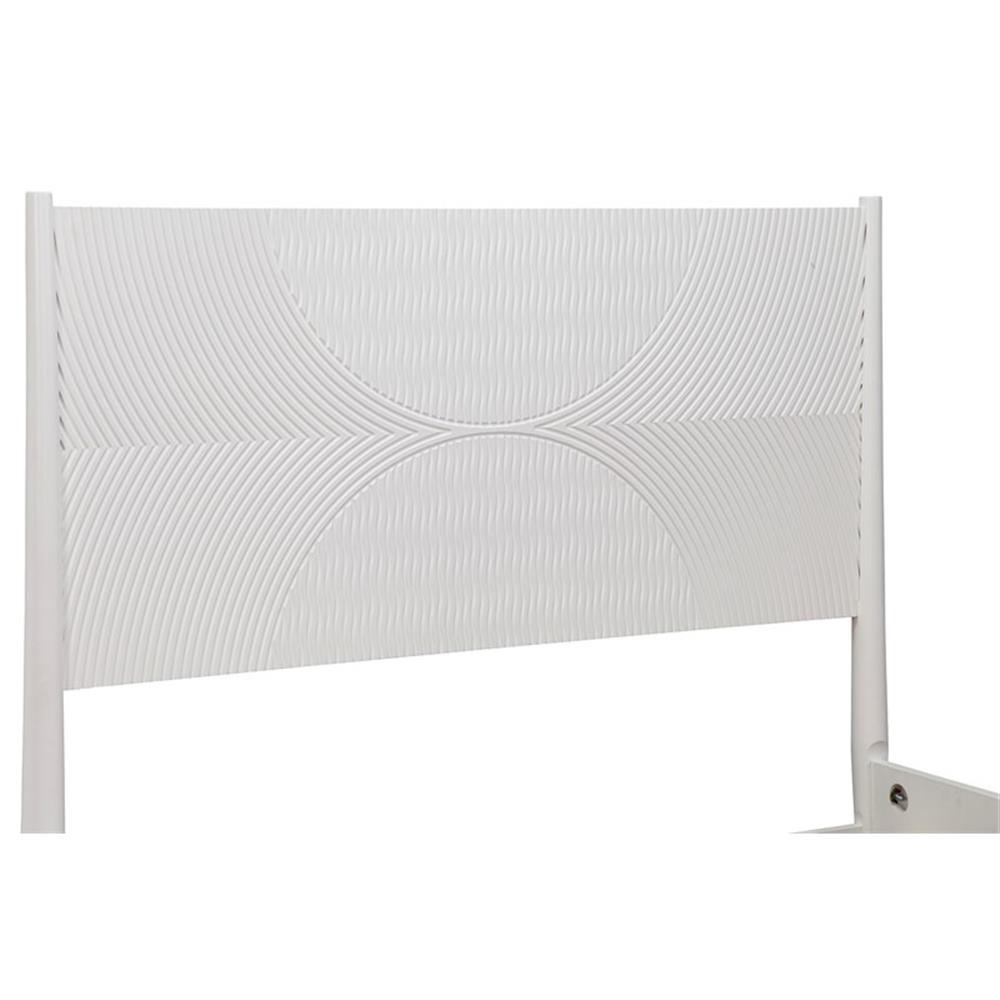 Alpine Furniture Tranquility Queen Wood Panel Bed in White