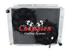 Kr Champion 3 Row Radiator W 12 Fans For 1963 1964 Studebaker Avanti V8 Engine