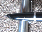 c1956 PARKER 41 BLACK BRUSHED STEEL AEROMETRIC FOUNTAIN PEN & PENCIL SET USA — photo 7