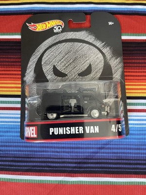 HOT WHEELS 50 Years MARVEL THE PUNISHER VAN 4/5 Metal Real Riders