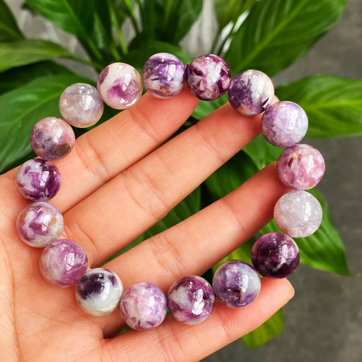 Amethyst Beaded Bracelet for Men, 10mm – Forziani