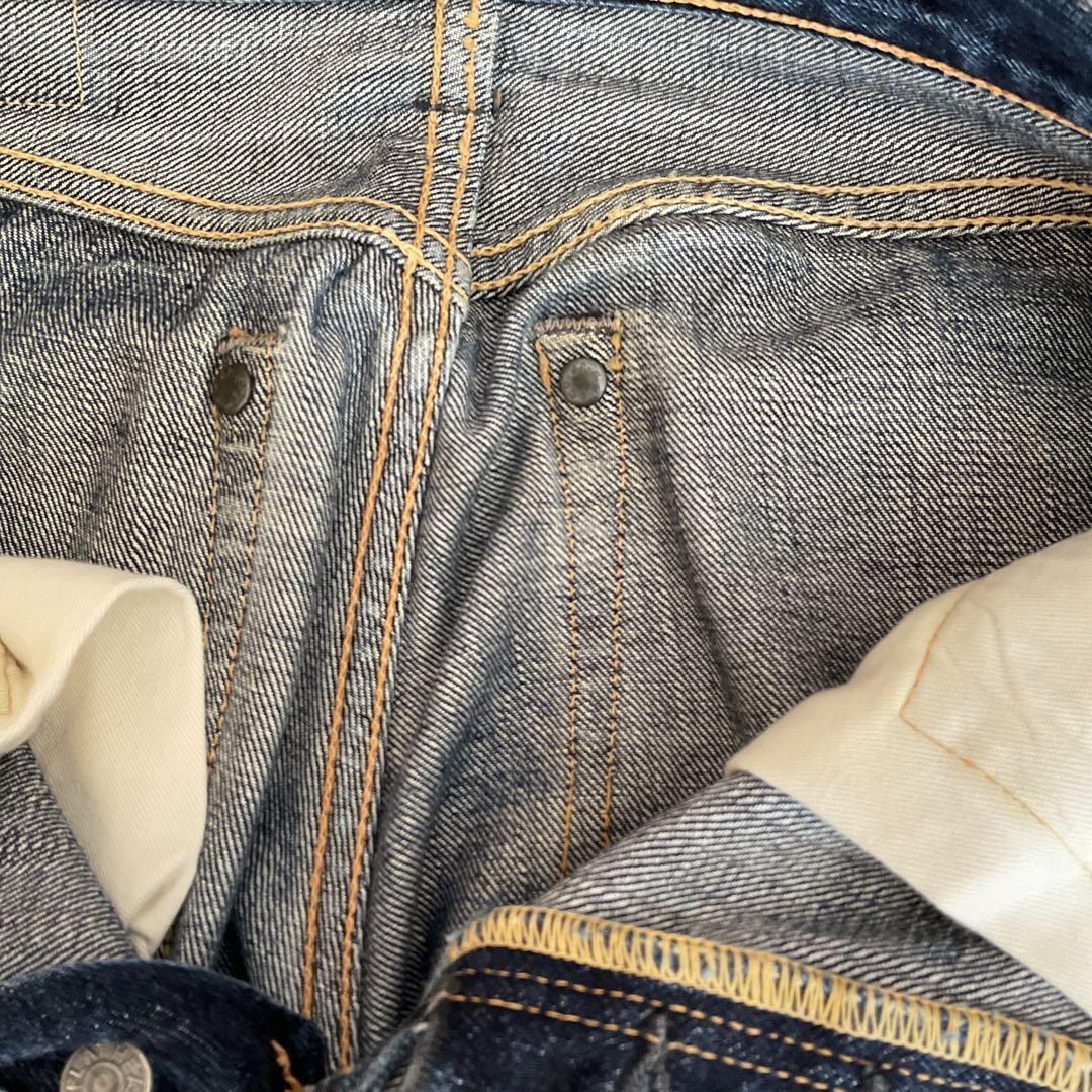 THE FLAT HEAD 3005 XX Denim Pants Straight W28 Inseam 76cm THE FLAT HEAD 3005 XX Denim Pants Straight W28 Inseam 76cm
