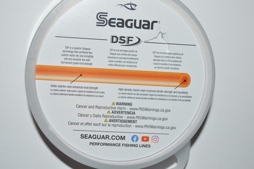 seaguar gold label 100% fluorocarbon leader 80lb clear 25yds fishing line - Picture 2 of 2