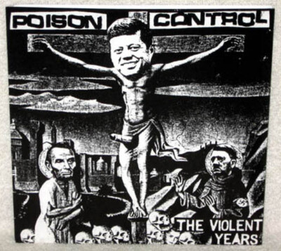 POISON CONTROL The Violent Years 7'' EP PUNK ROCK Hardcore BLACK WAX Cut The Shit