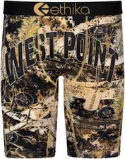 US ARMY WESTPOINT ACADEMY ETHIKA Staple Boxer Briefs Underwear Men's M  NWT  $32