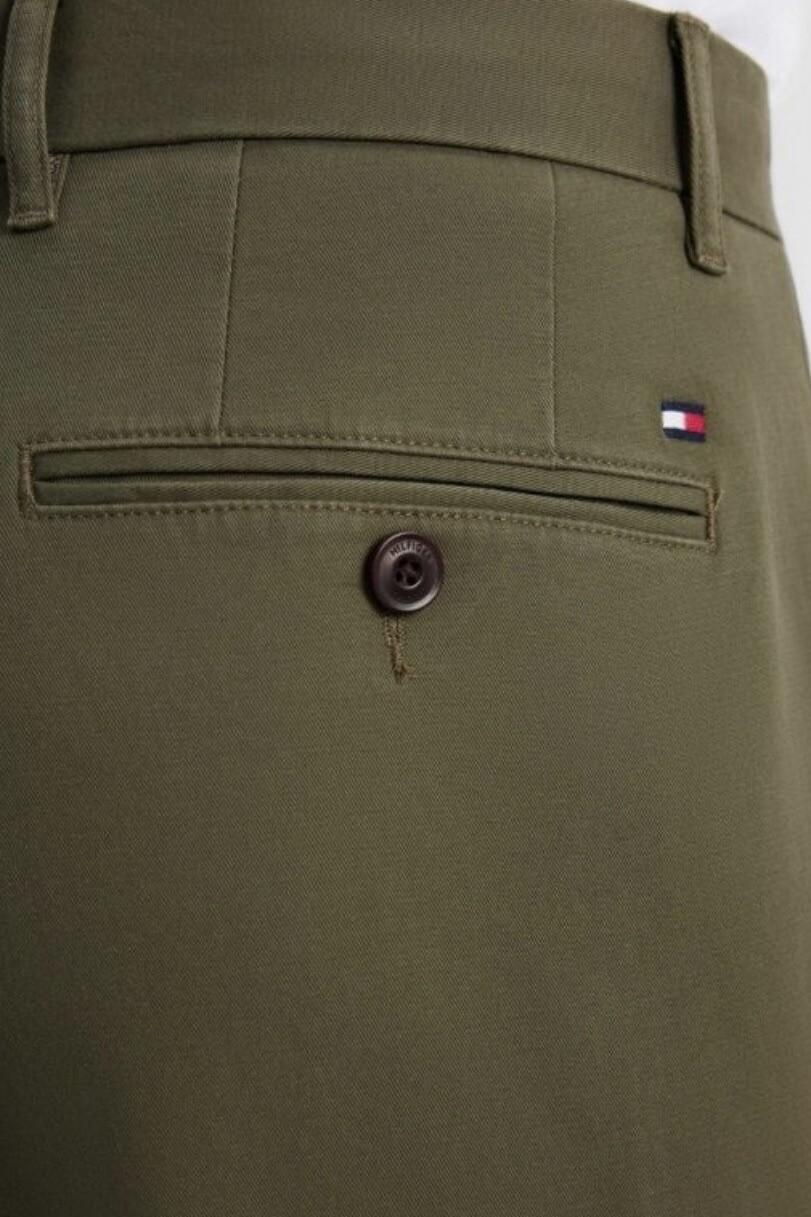 Tommy Hilfiger 1985 Denton Flex Pima Chino  Army Green Size W34 L30 RRP£125 image 9