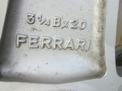 Ferrari 512BB Spare Wheel & Michelin Tire 31/4 X 20 P/N 110199