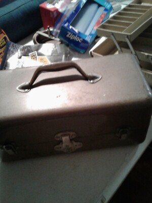 ebay antique tackle box Vintage Fishing Tackle Box