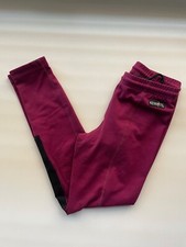 Kerrits Kids Full Seat Tight Riding Breeches Burgandy Sz M Good Used Condition