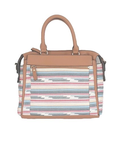 Damen Handtasche mittelgroß bunt zwei Henkel Schultergurt nicht inkl. - Bild 8 von 8