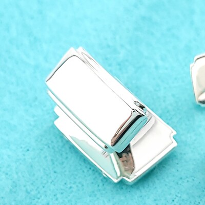 Tiffany & Co. 925 Sterling Silver Metropolis Mens Cuff Link