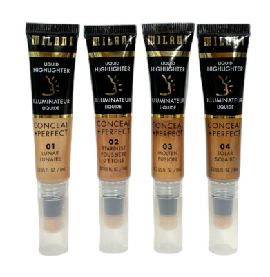 Milani Liquid Highlighter Conceal + Perfect (0.2fl/8ml) Lot Of 3, You Pick! NEW!