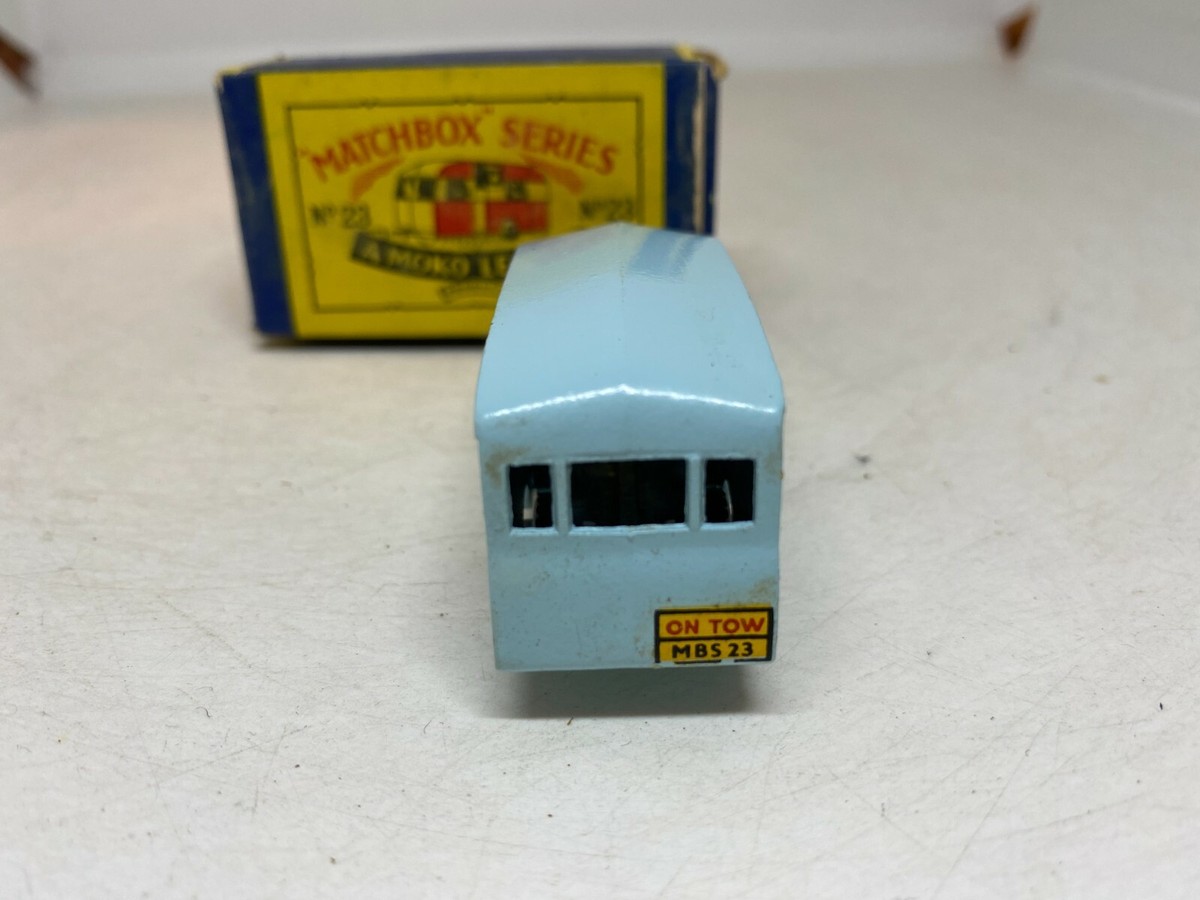 Matchbox Lesney 1-75 Series 23B Berkeley Cavalier Caravan 65mm