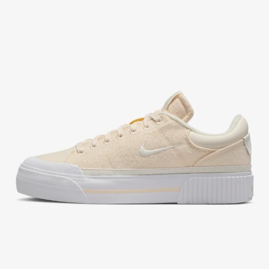 Nike Womens Court Legacy Lift Pale Ivory (FZ2606-101) Expeditedship