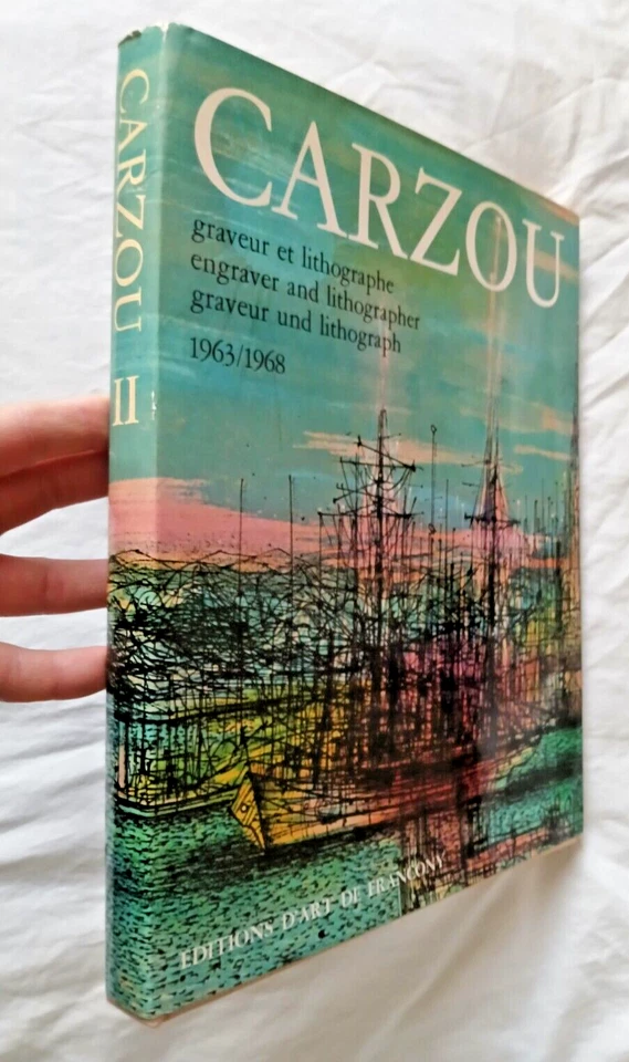 Carzou Graveur et Lithographe Tome 2 : 1963 - 1968 ed Francony Art Envoi Dessin - Photo 3/4