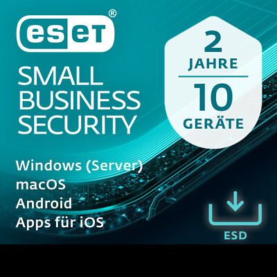 ESET Small Business Security 2026 10 Geräte 2 Jahre ESD Versand per Email