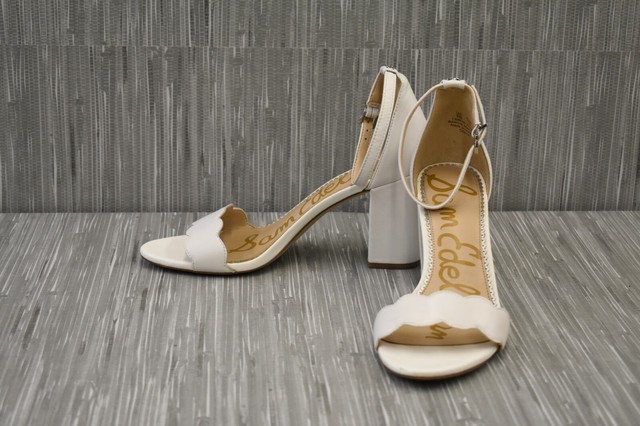 sam edelman white heels