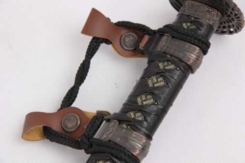 3PC Angel of Death Japanese Samurai Katana Sword Set with Stand - Picture 5 of 6
